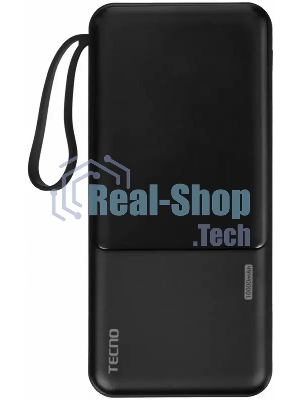 Портативный аккумулятор Tecno OnGO L101 10000mAh 12W 2.4A 2xUSB-A/USB-C черный