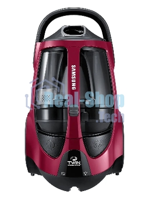 Пылесос Samsung VCC885FH3P красный/черный, 430/2200 Вт, уборка сухая, пылесборник контейнер 2 л