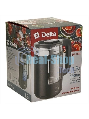 Чайник электрический Delta DL-1112 черный