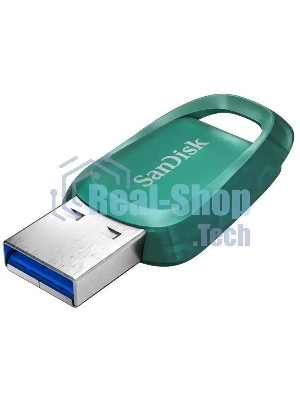 Флешка USB 256 Gb SanDisk CZ96 Ultra Eco, USB 3.2 зеленый