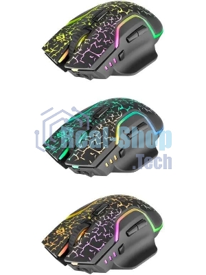 Мышь беспроводная Defender Oneshot GM-067 черный, 3200 dpi, радиоканал, USB, кнопки - 7