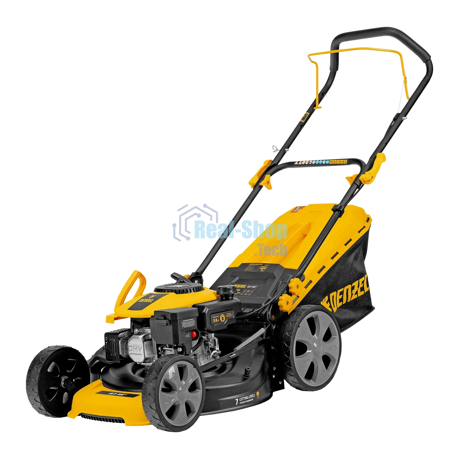 Газонокосилка бензиновая Denzel GLD-460-K, 3,5 л.с.
