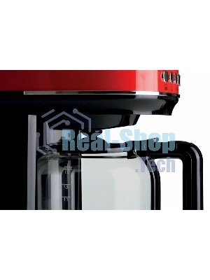 Кофеварка капельная Ariete 00M139600AR0 красный, молотый, 1,5 л. 900 Вт