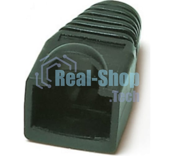 Изолирующий колпачок Hyperline BOOT-BK-10 для разъемов RJ-45, черный (10 шт.)