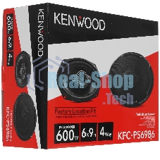 Колонки автомобильные Kenwood KFC-PS6986 600Вт 88дБ 4Ом 15x23см (6x9дюйм) (ком.:2кол.) коаксиальные четырехполосные