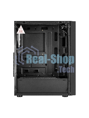 Компьютерный корпус Miditower ExeGate EVO-9211-800NPX (ATX, БП 800NPX с вент. 12см, с окном, 2хUSB+1хUSB3.0, HD аудио, черный, 1 вент. с RGb подсветкой)