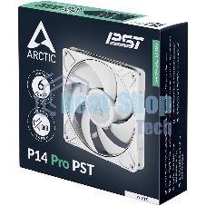 Вентилятор корпусной ARCTIC P14 Pro PST (белый) - retail (ACFAN00317A)