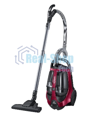 Пылесос Samsung VCC885FH3P красный/черный, 430/2200 Вт, уборка сухая, пылесборник контейнер 2 л