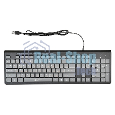 Клавиатура Oklick 480M проводная, USB, черный/серый