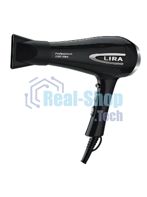Фен LIRA LR 0706 черный, 2200 Вт