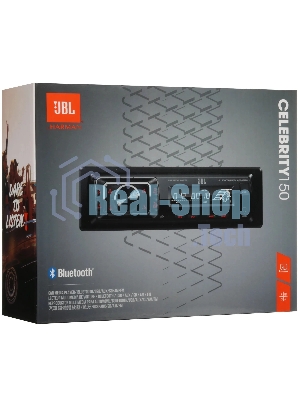 Автомагнитола JBL Celebrity 150, 1 DIN, Bluetooth, USB Type-A, AUX, съёмная панель