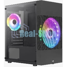 Компьютерный корпус Aerocool/Formula Atomic Lite-G-BK-v2 черный без БП mATX 1x120мм 2xUSB2.0 1xUSB3.0 audio
