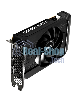 Видеокарта Palit GeForce RTX 5050 StormX OC, NVIDIA RTX 5050, 8 ГБ GDDR6, 128 бит, PCI-e 5.0, 1xHDMI, 3xDP, 2617 МГц