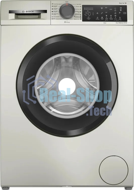 Стиральная машина Bosch WLZ2420SME серый, загрузка фронтальная 8 кг, 1200 об/мин, класс A+++