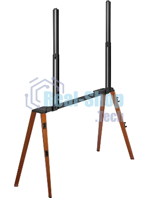 Подставка для телевизора Cactus CS-ST3646BKWN черный/орех, 49