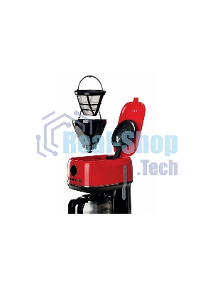 Кофеварка капельная Ariete 00M139600AR0 красный, молотый, 1,5 л. 900 Вт