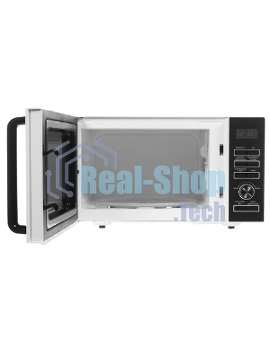 Микроволновая печь BBK 25MWS-970T/WB белый, 25 л, 900 Вт, переключатели - кнопки, поворотный механизм