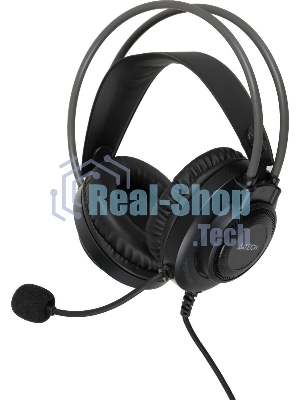 Гарнитура A4Tech Fstyler FH200U серый, проводная