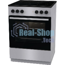 Плита электрическая Gorenje GEC6A11SG серый, конфорок 4 электрических, духовка 65 л, 60 см x 85 см x 60 см