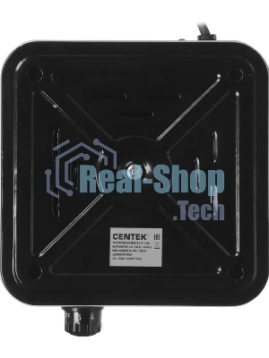 Плита настольная электрическая Centek CT-1508 белый, 1 кВт, ТЭН, конфорки - 1, эмаль, поворотные переключатели