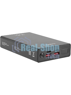 Портативный аккумулятор Digma DGPD100WA 20000mAh QC3.0/PD3.0 100W 5A 2xUSB-A/2xUSB-C черный