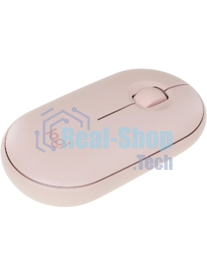 Мышь беспроводная Logitech Pebble M350 розовый, 1000 dpi, радиоканал, Bluetooth, USB, кнопки - 3