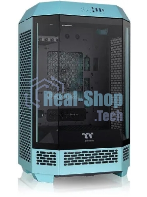 Компьютерный корпус Thermaltake The Tower 300 Turquoise голубой без БП miniITX 7x120мм 5x140мм 2xUSB 3.0 audio bott PSU