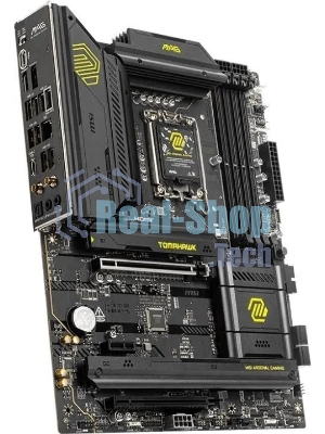 Материнская плата MSI MAG B860 TOMAHAWK WIFI, LGA 1851, Intel B860, 4xDDR5, 4xSATA, 3xM.2, 1xPCIe 4.0 x4, 1xPCIe 5.0 x16, 1xDP, 1xHDMI, 1xUSB-C, 1x 5Gb LAN, 4xUSB-A 2.0, 4xUSB-A 3.2 Gen 2, 7.1, 2x3.5 мм, TOSLINK, ATX