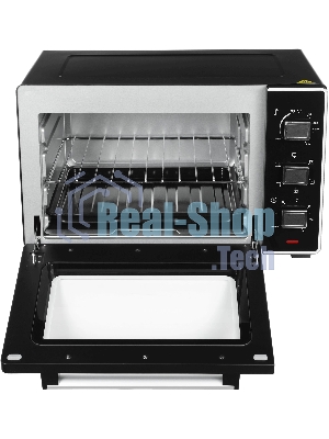 Мини-печь Hyundai MIO-HY093 28 л, 1600 Вт, черный