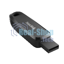 Флешка USB SanDisk SDDDC6 (SDDDC6-128G-G46), 128Gb USB3.2/Type-C, R/W 100/30, черная
