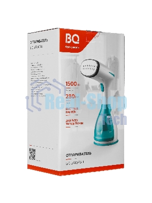 Отпариватель BQ SG1005H белый/бирюзовый, 1500 Вт, 25 г/мин, 280 мл