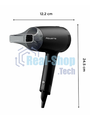 Фен Rowenta Express Style CV1803F0 черный/серый, 1600 Вт, компактный