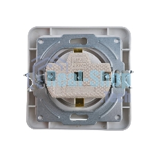 Розетка 1-м CLASSICO с заземл. 2028 бел. ASD/IN HOME 4680005959907