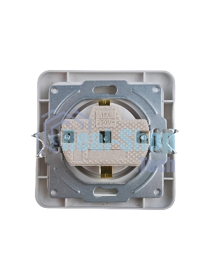 Розетка 1-м CLASSICO с заземл. 2028 бел. ASD/IN HOME 4680005959907