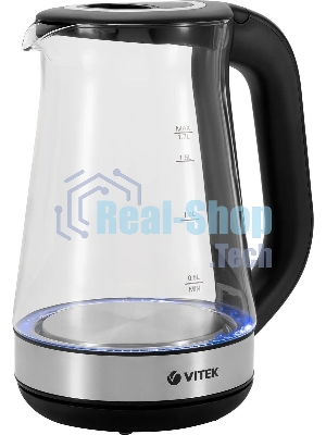Чайник Vitek VT-1181 стекло Мощность: 2200 Вт. Объем: 1.7 л