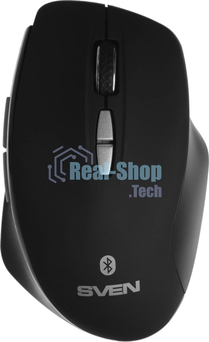 Мышь беспроводная SVEN RX-590SW черный, 1600 dpi, радиоканал, Bluetooth, USB, кнопки - 7