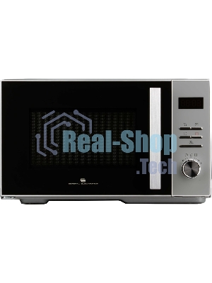 Микроволновая печь General Electronics GE-DS525S серебро, 25 л, 900 Вт, переключатели — электронный