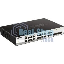 Коммутатор управляемый L2 D-Link DGS-1210-26/FL2A с 24 портами 10/100/1000Base-T и 2 портами 1000Base-X SFP