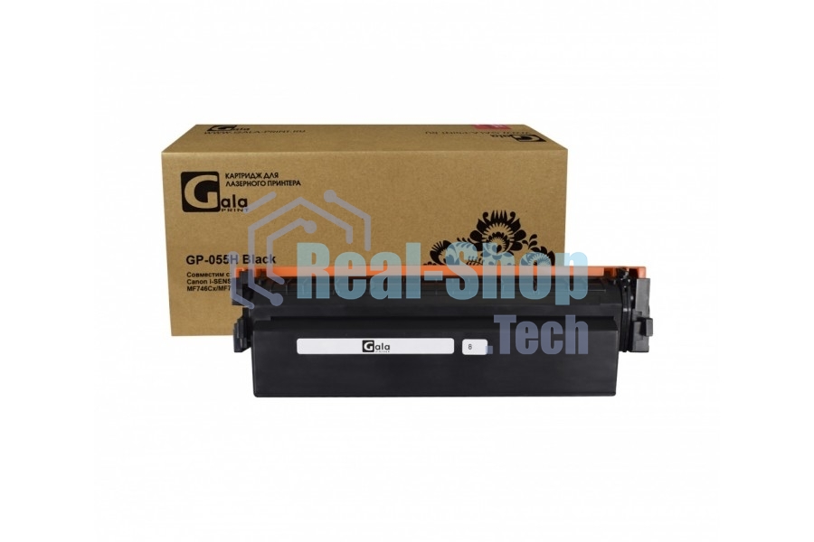 Картридж лазерный GalaPrint GP-055H черный (7600 стр.) для Canon i-SENSYS LBP664Cx/LBP663Cdw/MF746Cx/MF744Cdw/MF742Cdw