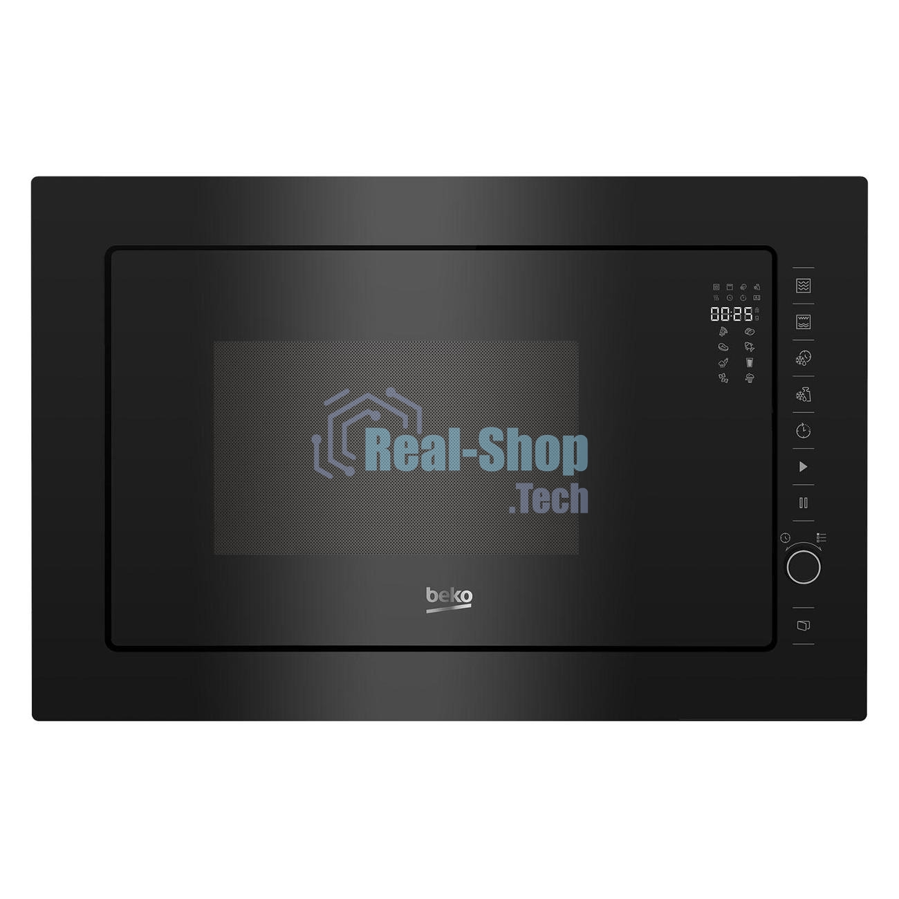 Встраиваемая микроволновая печь Beko BMGb25333BG черный, 25 л, 900 Вт, переключатели - поворотный механизм/сенсор