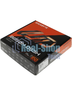 Материнская плата Gigabyte B850M DS3H, AM5, AMD B850, 4xDDR5, 4xSATA, 2xM.2, 1xPCIe 5.0 x16, 1xPCIe 3.0 x4, 1xHDMI, 2xDP, 1x 2.5Gb LAN, 3xUSB-A 3.2 Gen 1, 1xUSB-A 3.2 Gen 2, 4xUSB-A 2.0, 1xUSB-C 3.2 Gen 2, 3x3.5 мм, 7.1, mATX