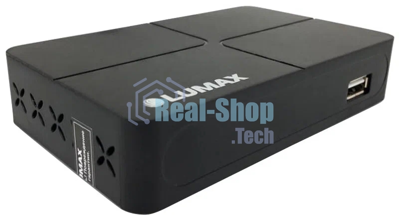 Приставка для цифрового ТВ LUMAX DV2118HD черный, DVB-T2, DVB-T, DVB-C, HDMI, USB 2.0
