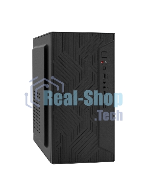 Компьютерный корпус Minitower ExeGate BAA-303M-AAA350 (mATX, БП AAA350 с вент. 8см, 2*USB, HD Audio, черный)