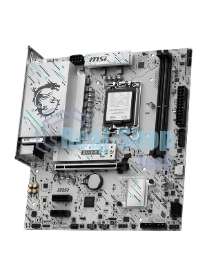 Материнская плата MSI H810M GAMING WIFI6E, LGA1851, Intel H810, 2xDDR5, 4xSATA, 1xM.2, 1xPCIe 5.0 x16, 2xPCIe 3.0 x1, 1xDP, 1xHDMI, 1x5Gb LAN, Wi-Fi 6E, Bluetooth 5.3, 1xUSB-C 20Gbps, 2xUSB-A 5Gbps, 4xUSB-A 2.0, 3x3.5 мм, 7.1, mATX