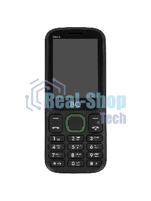 Мобильный телефон BQ 2440 Step L+ черный/зеленый