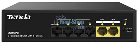 Коммутатор Tenda SG106PC 6PORT 10/100/1000M
