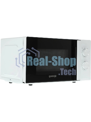 Микроволновая печь Gorenje MO20E1WH белый, 20 л, 800 Вт, переключатели - поворотный механизм