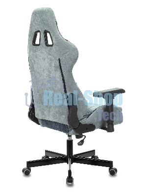 Кресло Бюрократ VIKING 7 KNIGHT BL FABRIC синий, ткань, 120 кг, механизм качания
