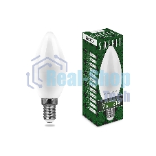Лампа светодиодная SAFFIT SBC3707 (55030) 7Вт E14 теплый матовая свеча