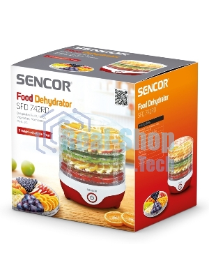 Сушилка для овощей и фруктов Sencor SFD 742RD